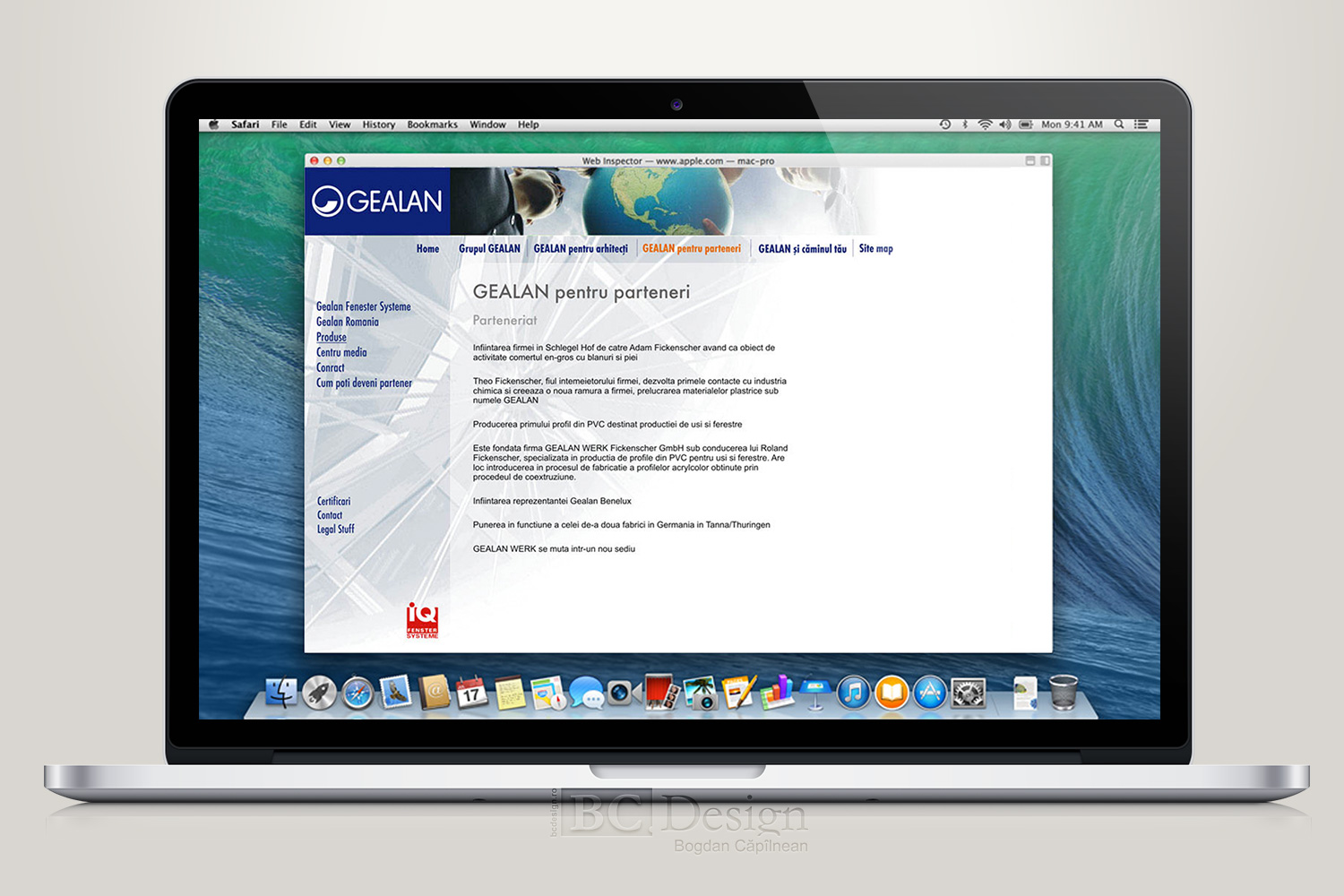 web design Gealan Romania